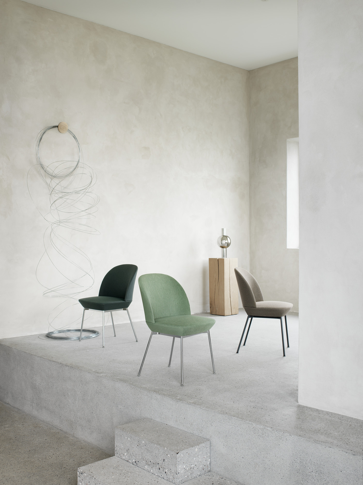 Oslo Side Chair Chaise Muuto Oslo Side Chair Chaise Muuto