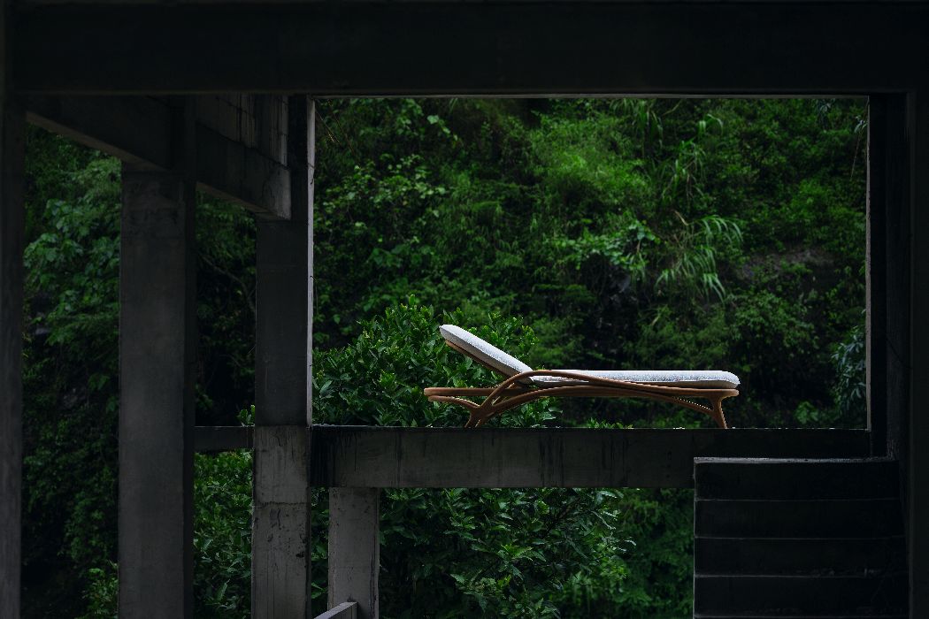 Chaise longue d'extérieur réglable Zen Morpho