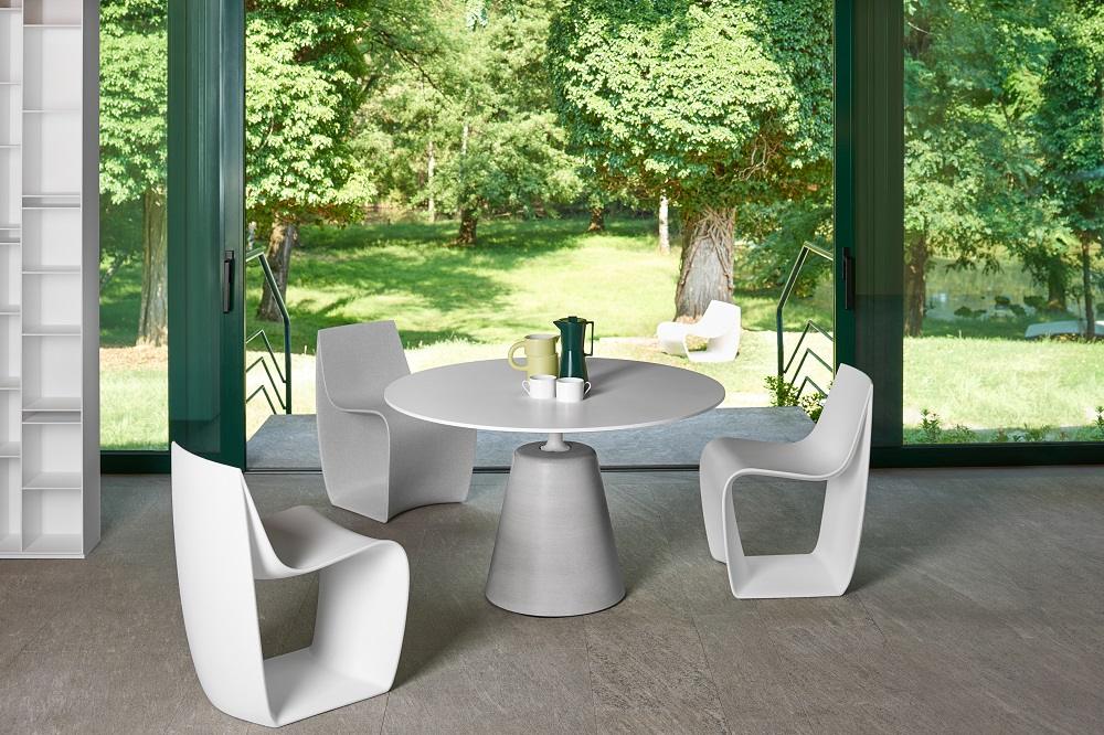 SIGN MATT Chair Indoor / Outdoor Chaise MDF Italia Blanc matt SIGN MATT Chair Indoor / Outdoor Chaise MDF Italia Blanc matt