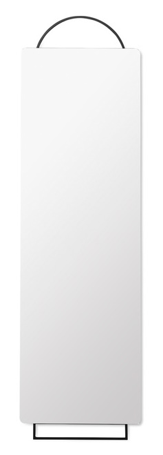 Adorn Mirror grande miroir Ferm Living Noir