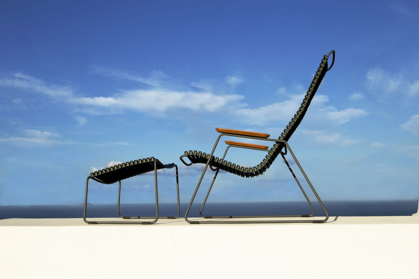 Click Footrest Tabouret de pied Outdoor Houe 