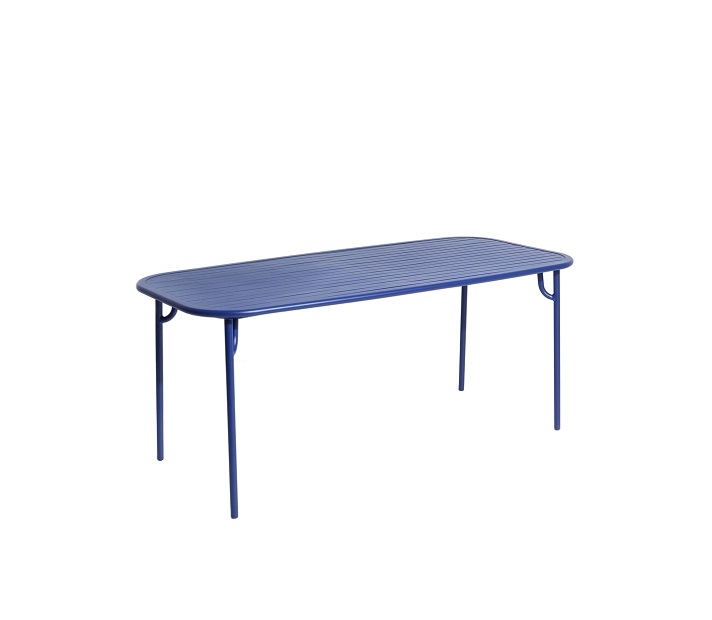 Week-End Rectangle Table Table rectangulaire Petite Friture Bleu