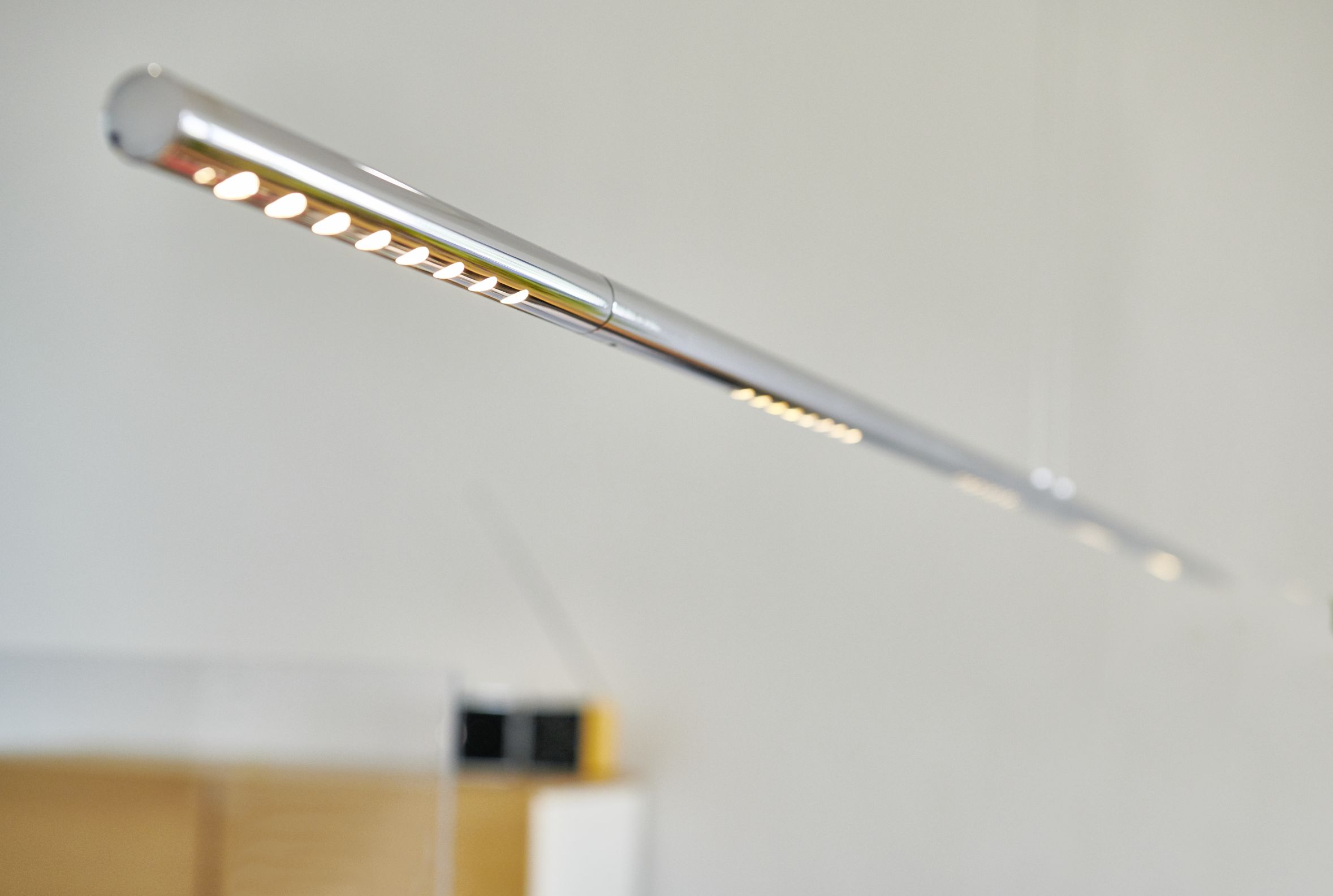 LUM 195 Lampe suspendue métal chromé Tecnolumen