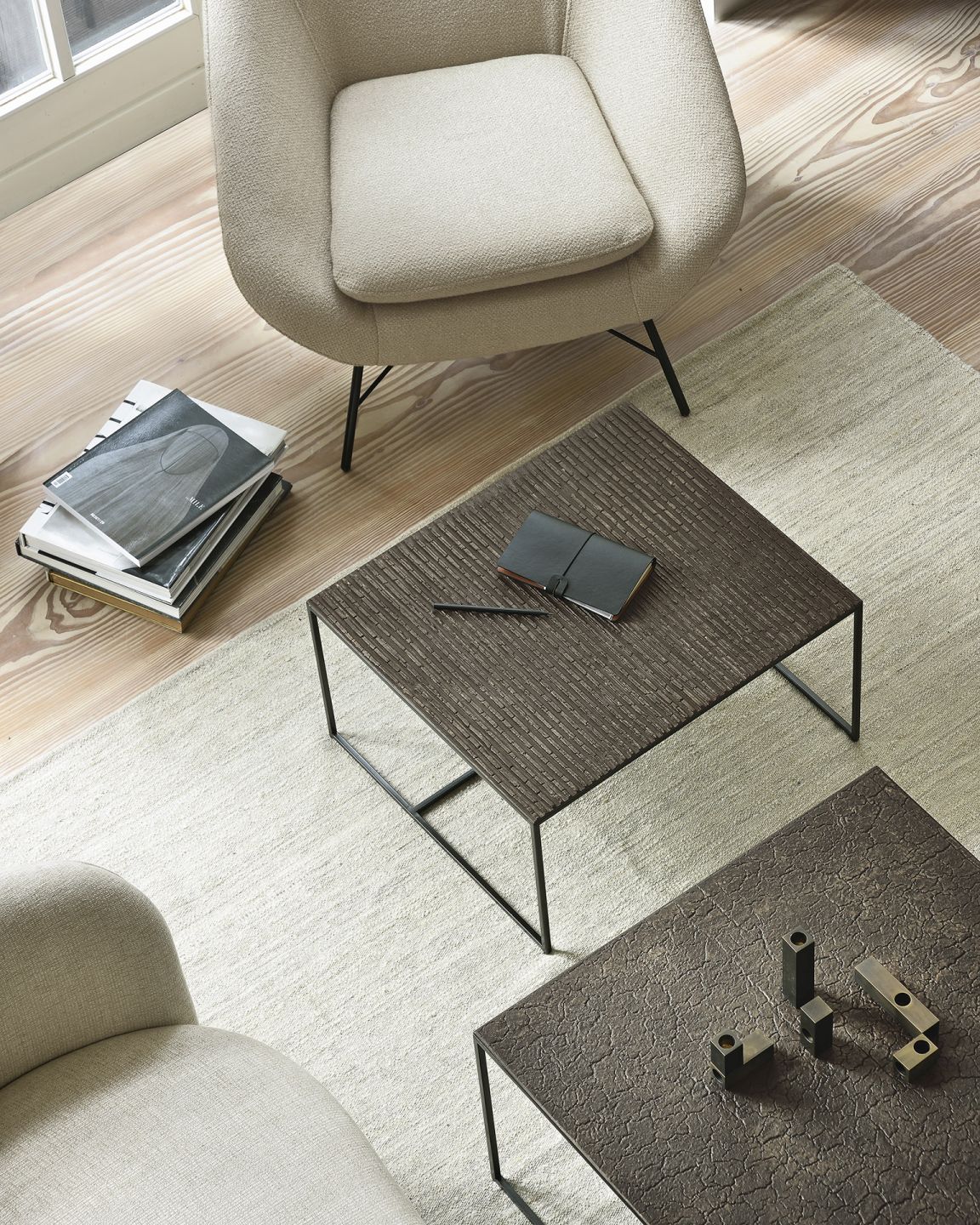 Barrow  Fauteuil Ethnicraft off white