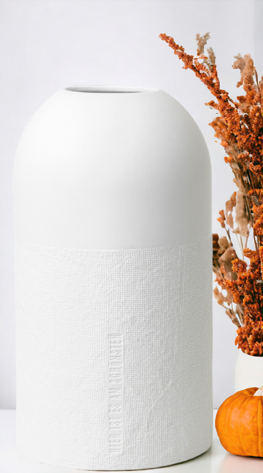 Formsprache Vase Hier ist es am Schönsten Räder