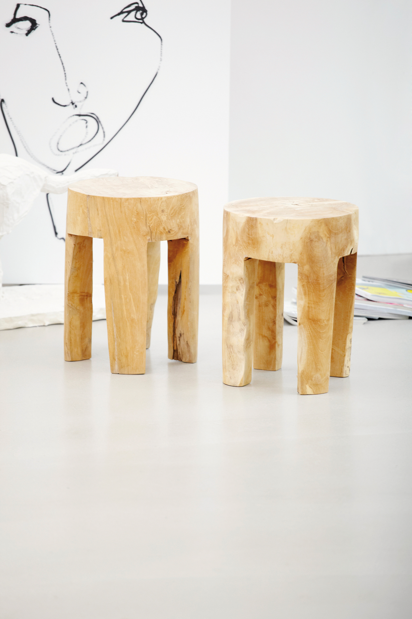 Java Tabouret Carré Jan Kurtz