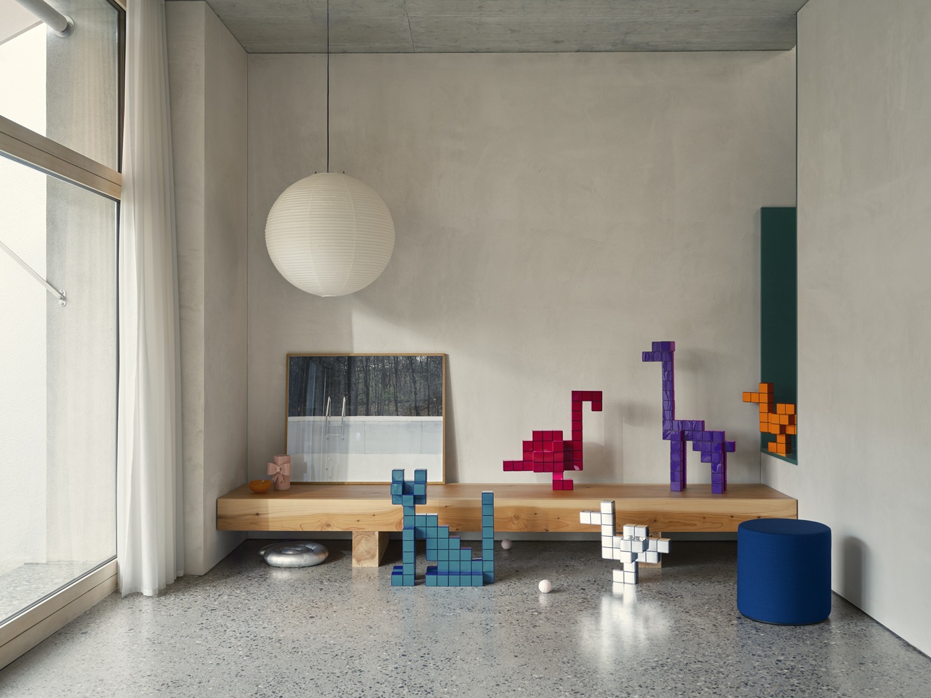 Panton Cubes Duck Duoton Sculpture Vitra