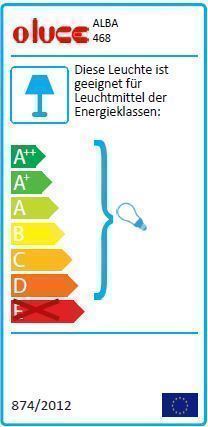 Alba 468 lamp suspension Oluce