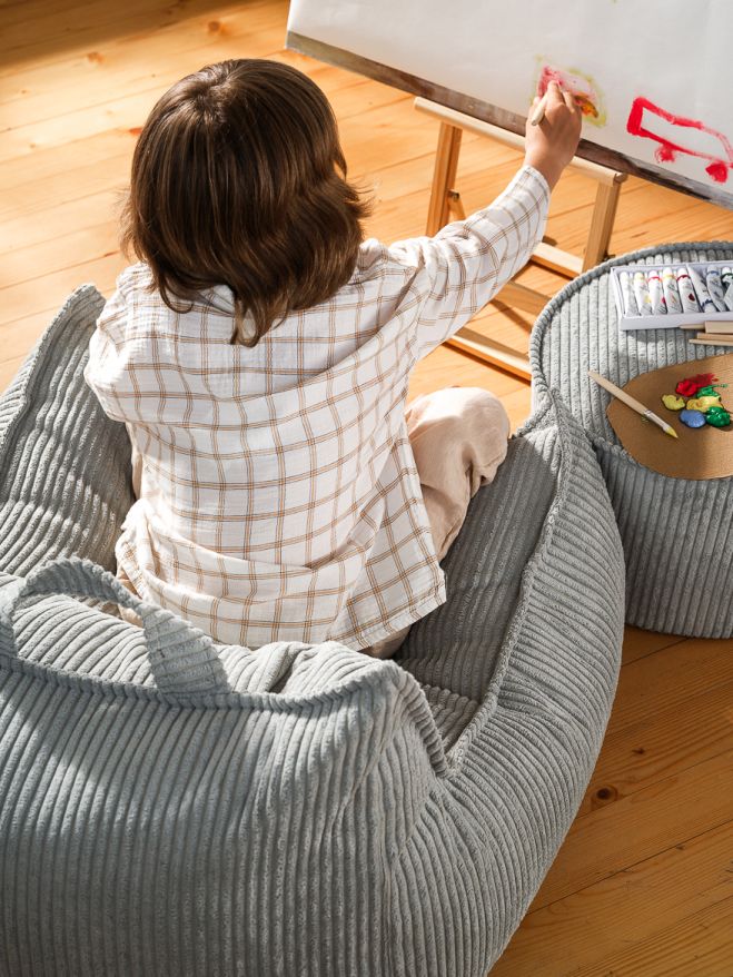Pouf Fauteuil large corde Wigiwama
