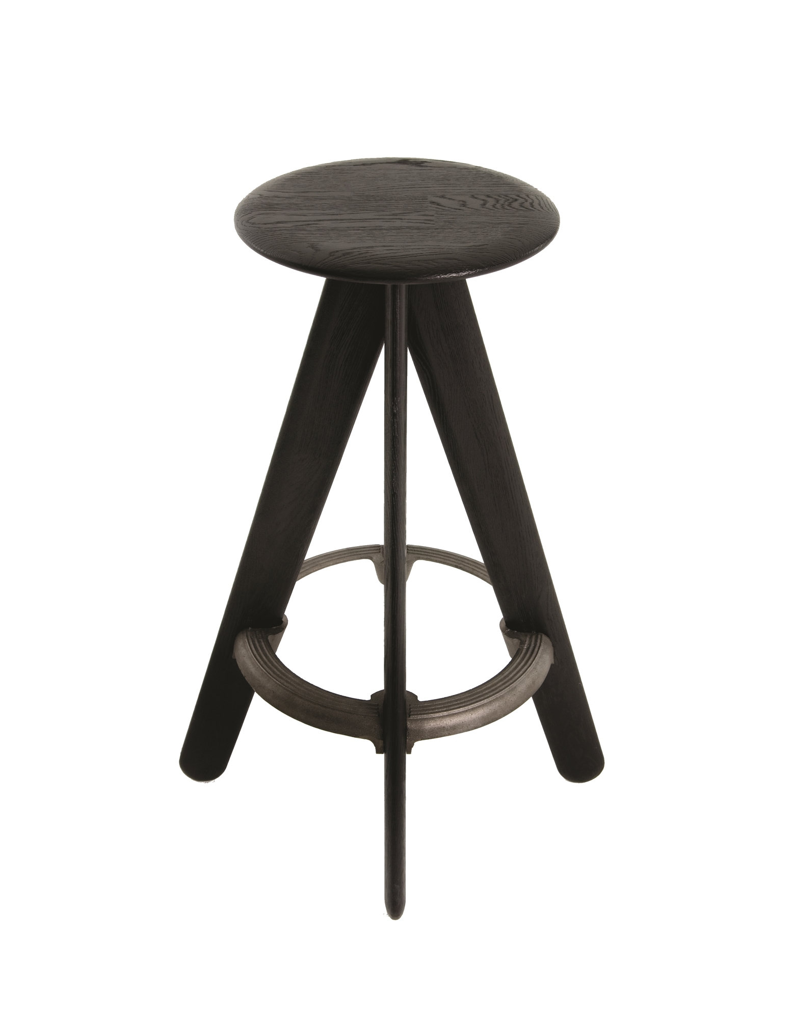 Slab tabouret de bar noir Tom Dixon