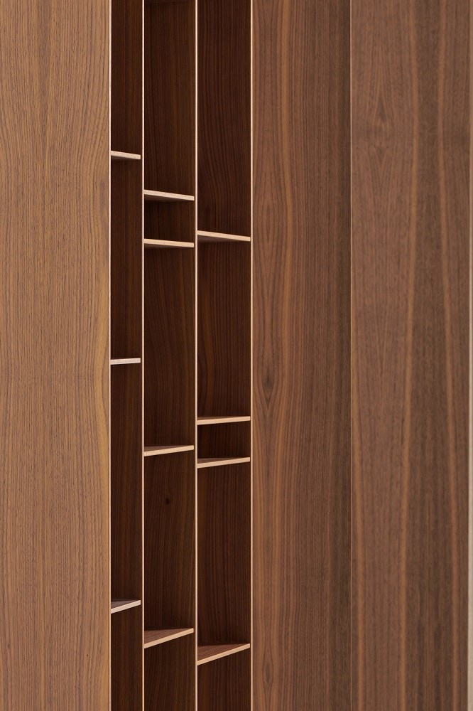 Random Wood Bookcase Bibliothèque 3C MDF Italia