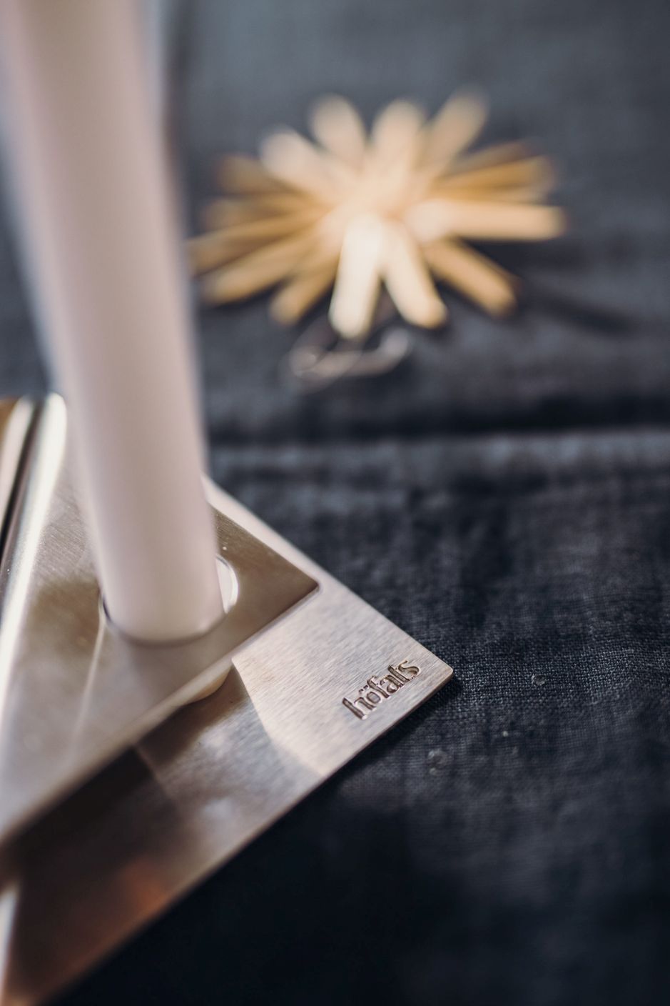 Square Candle Ensemble de 4 chandeliers argentés Höfats OFFRE SPECIALE