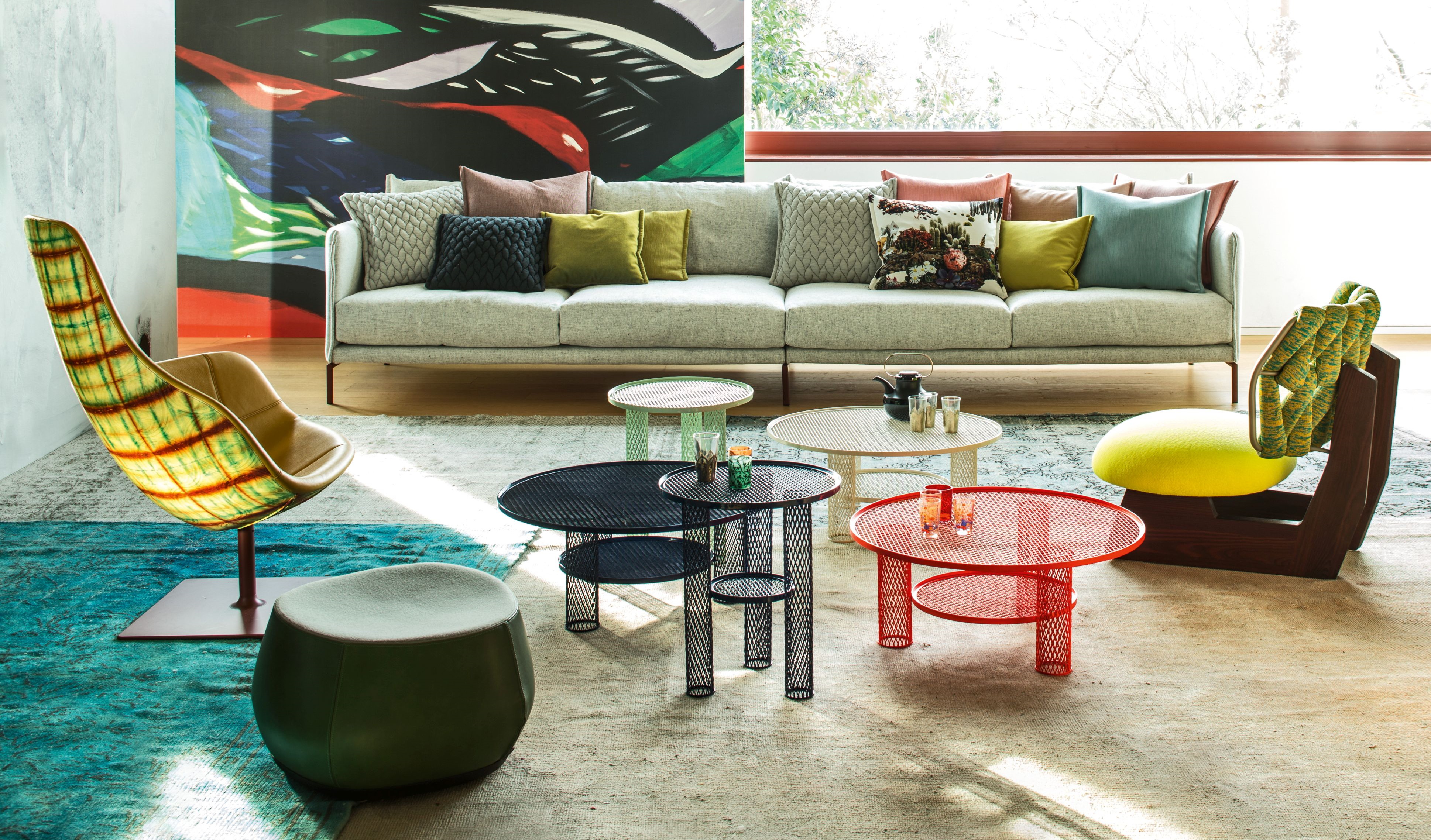 Net table d'appoint grande oxyde rouge Moroso