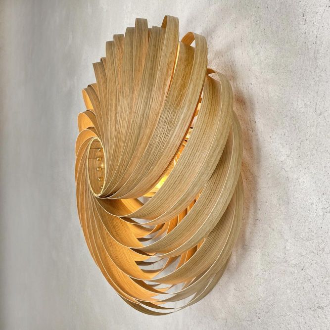 Veneria applique murale Chêne Ø60 cm Gofurnit