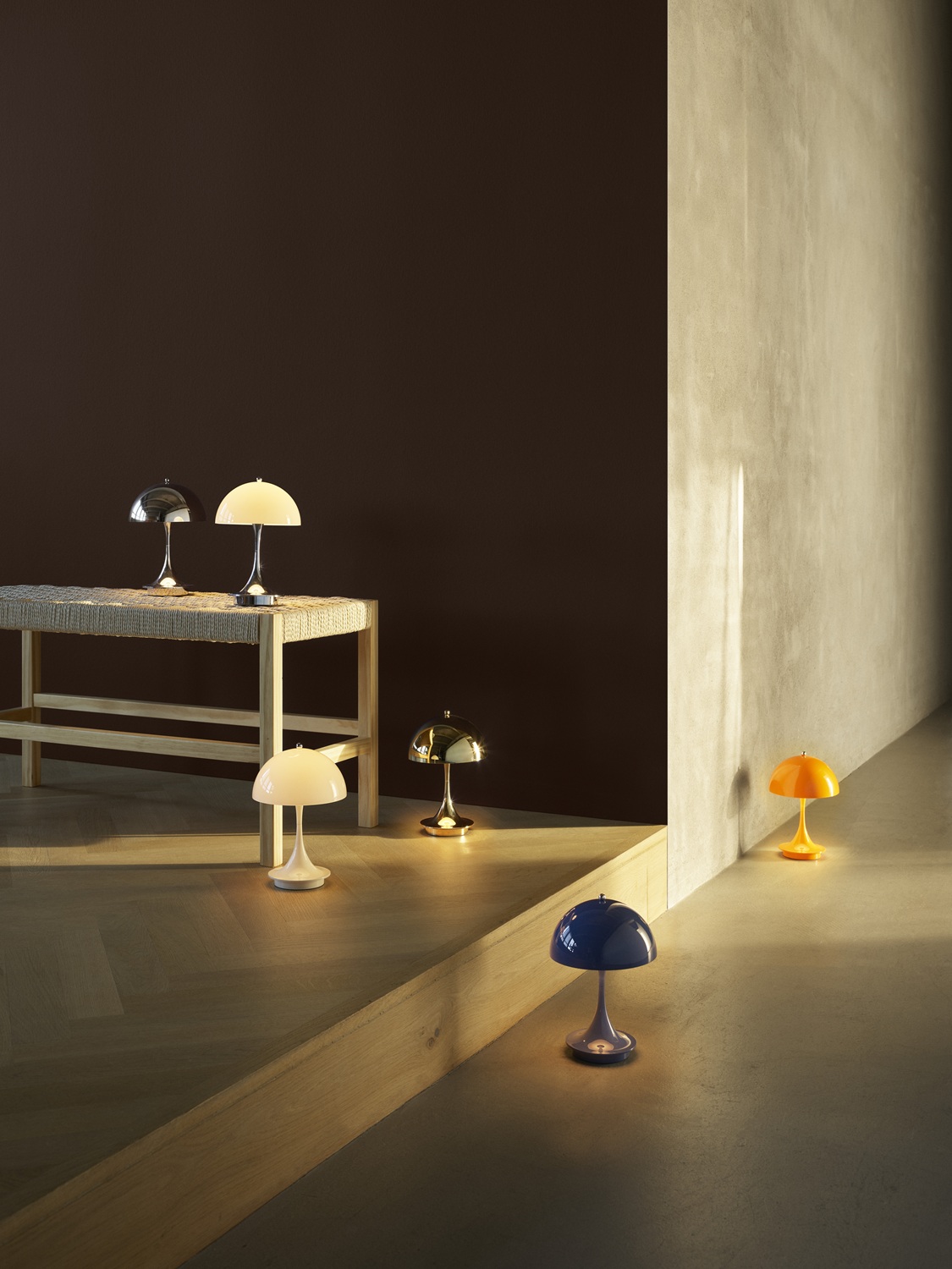 Panthella 160 Portable V3 Lampe de table à LED rechargeable Intérieur/Extérieur Louis Poulsen 