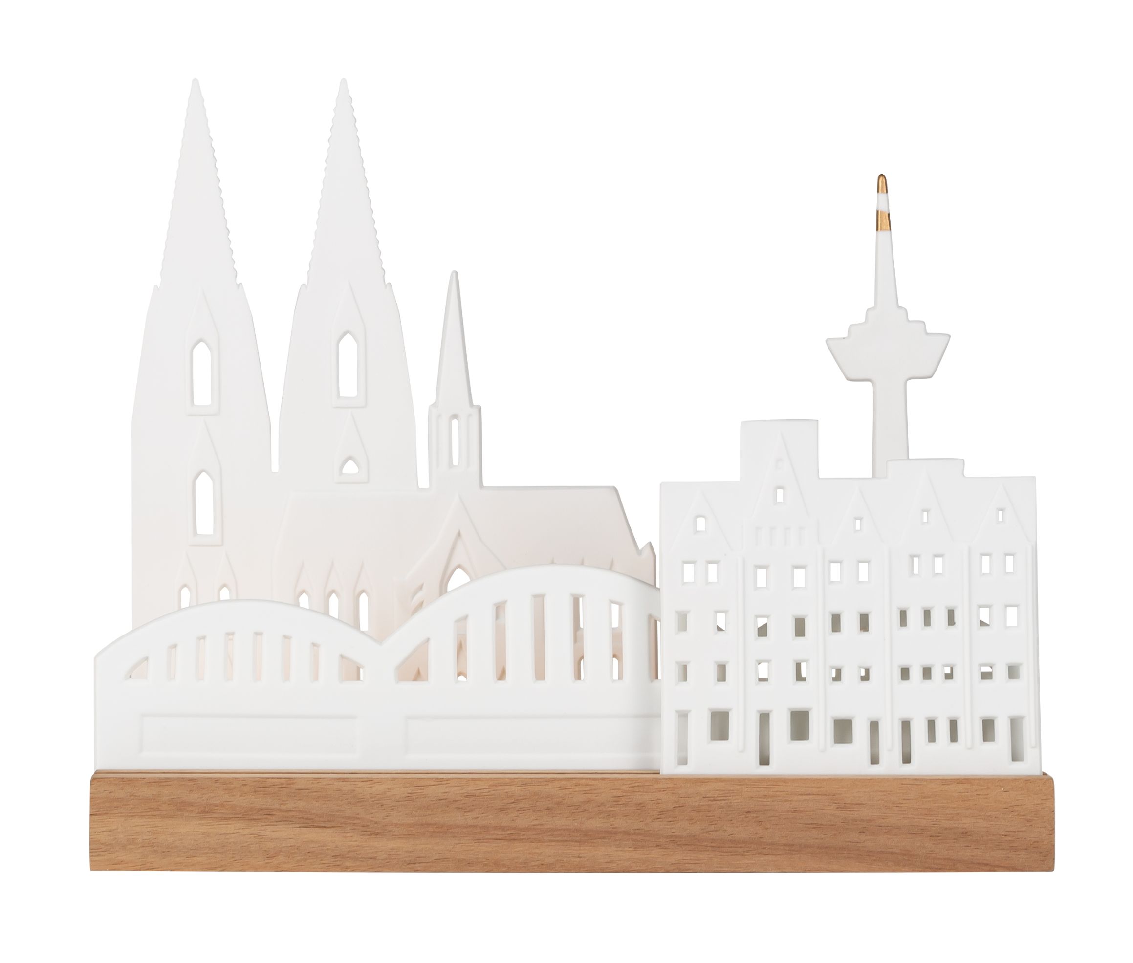 Objet lumineux Silhouette de la ville de Cologne Räder