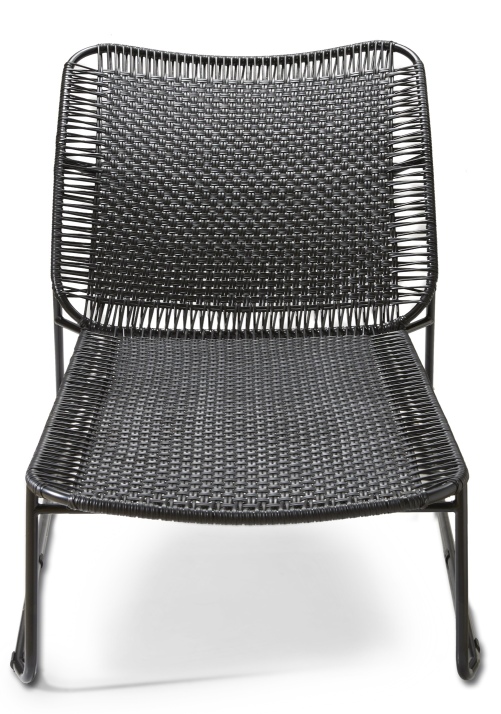 Cielo Lounge Chair low Chaise Lounge basse Outdoor ames Noir - Noir