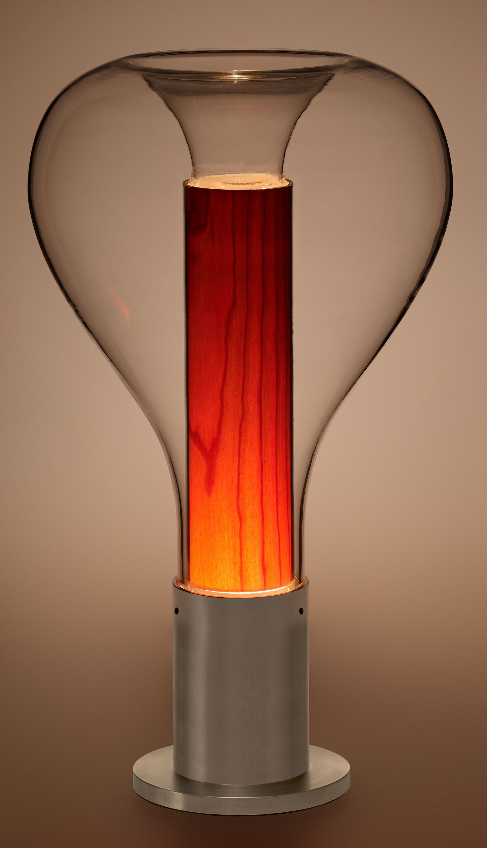 Eris Lampe de Table Base en Aluminium Cerise LZF Lamps