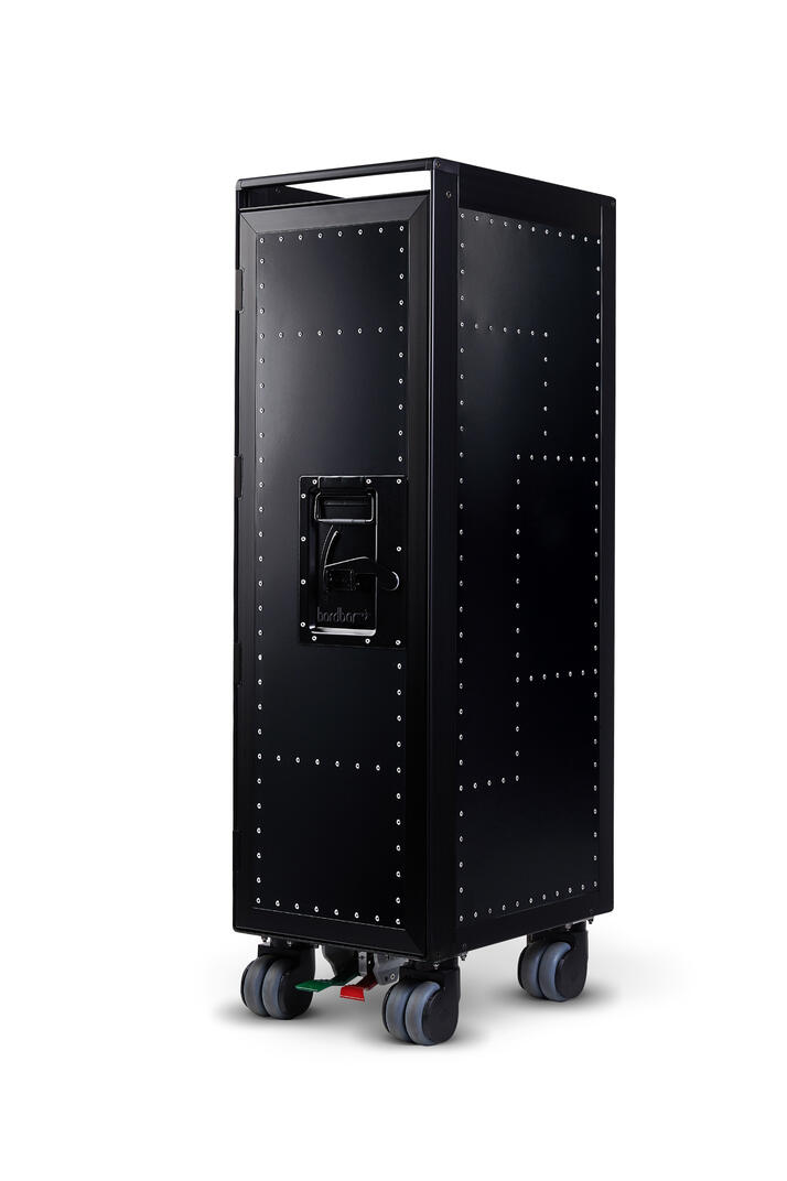 Rivet Rocker Black Classic Chariot d'avion Bordbar