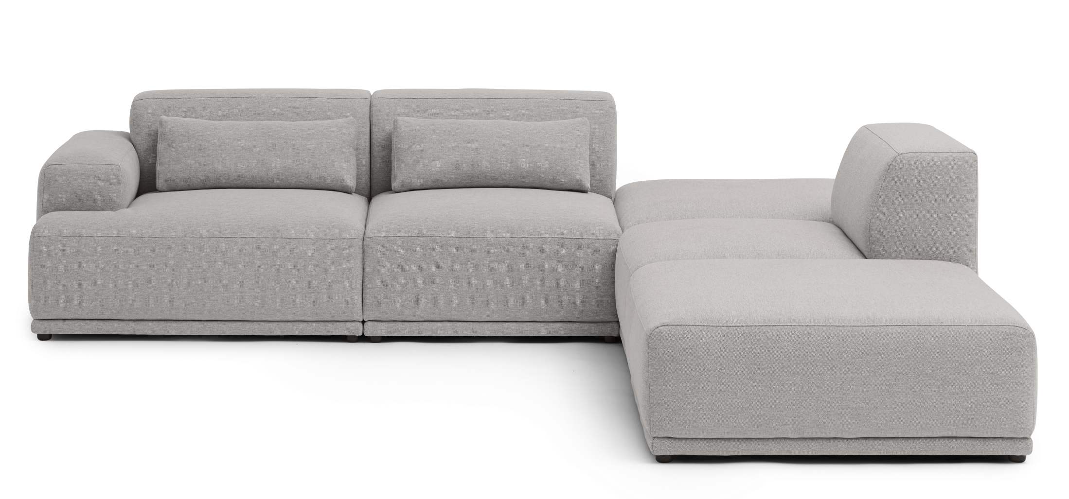 Connect Soft Modular Canapé d'angle Clay 12 Configuration 3 Muuto
