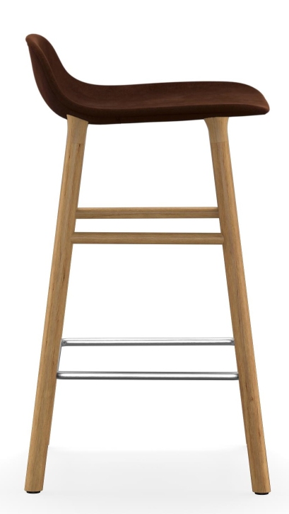 Form Barstool tabouret de bar H 65 cm Chêne Rembourré Normann Copenhagen