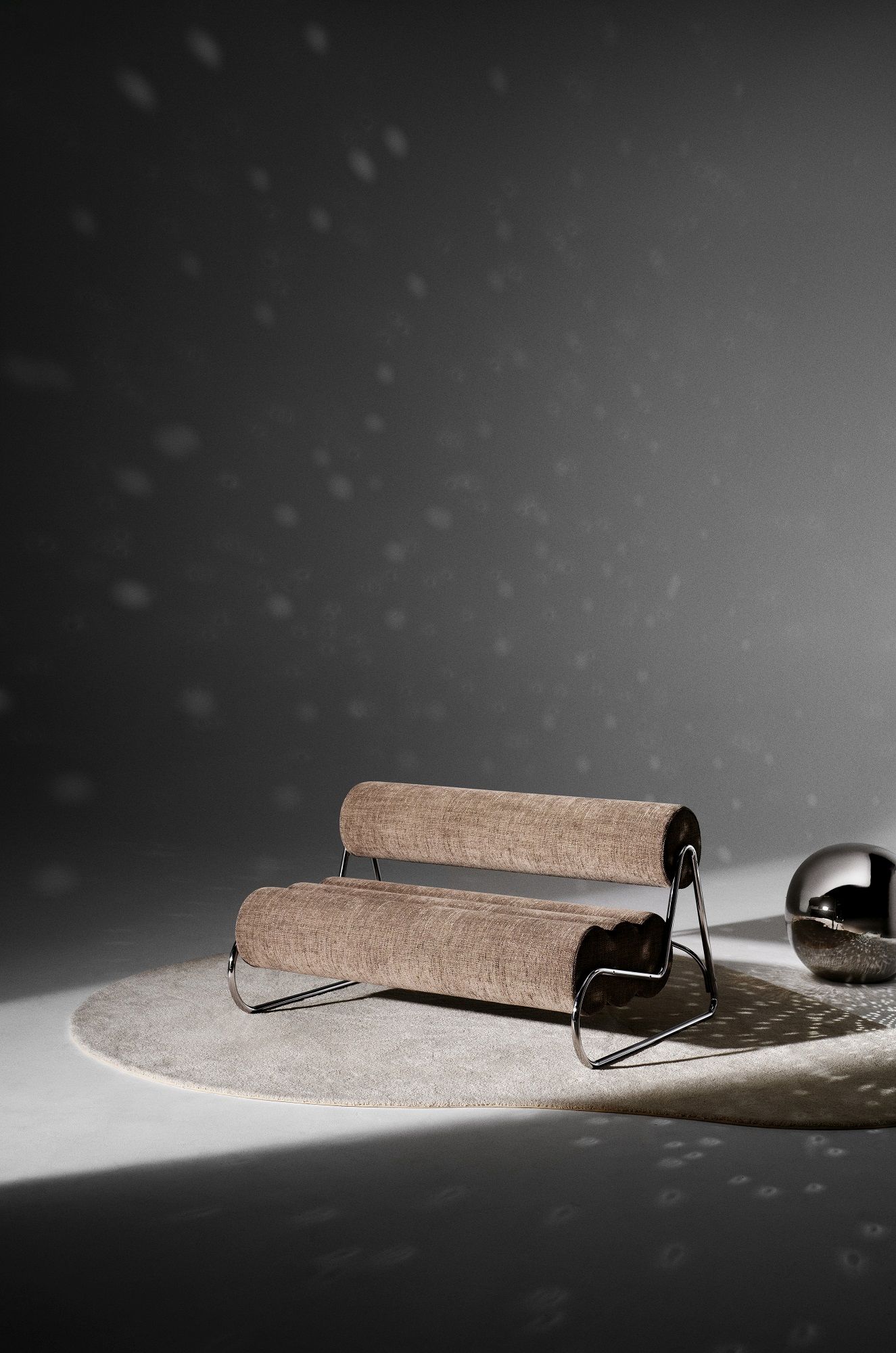 Fave Canapé 2 places piètement noir Norr11 