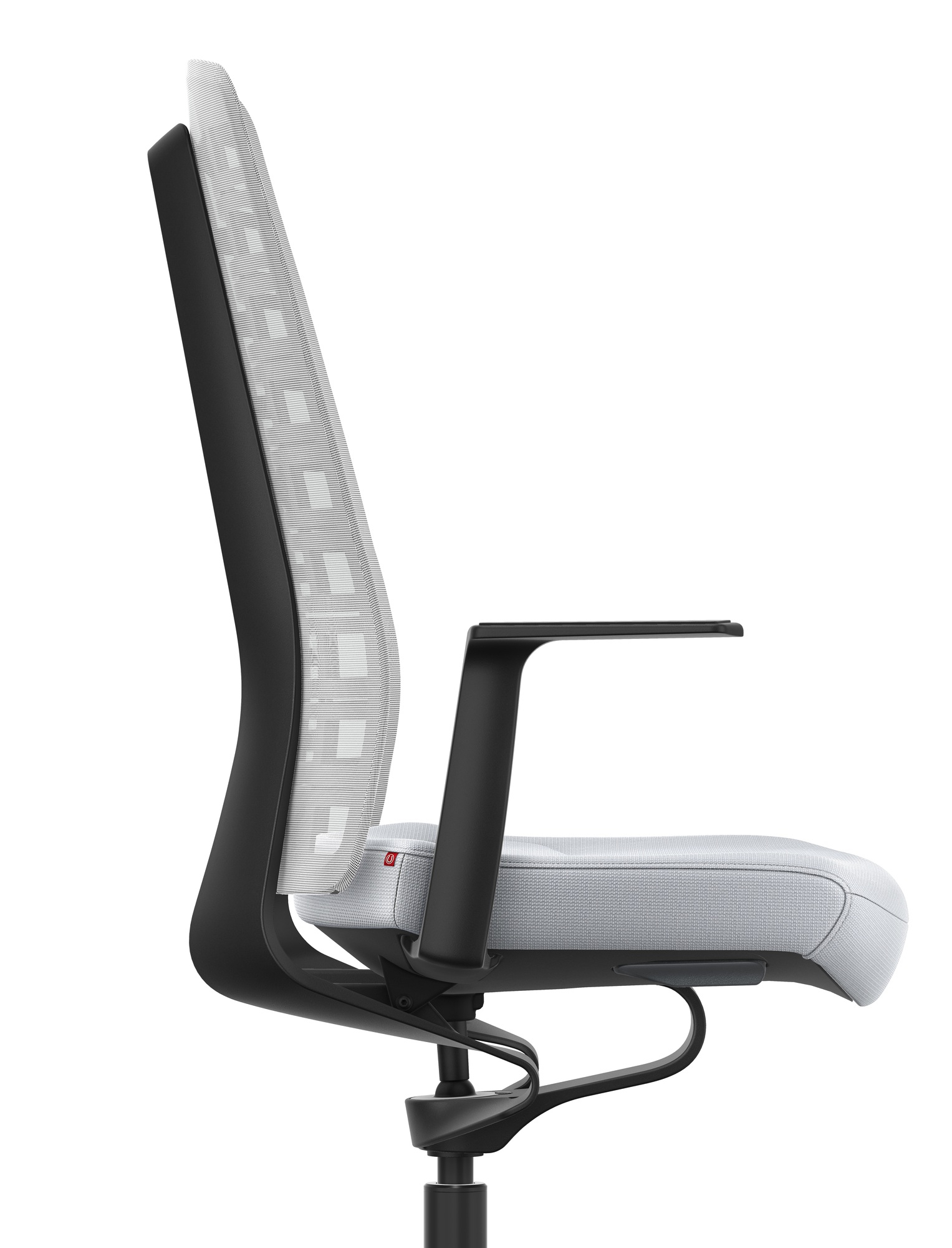 Pure Edition Active Chaise de bureau pivotante Interstuhl Blanc - gris clair