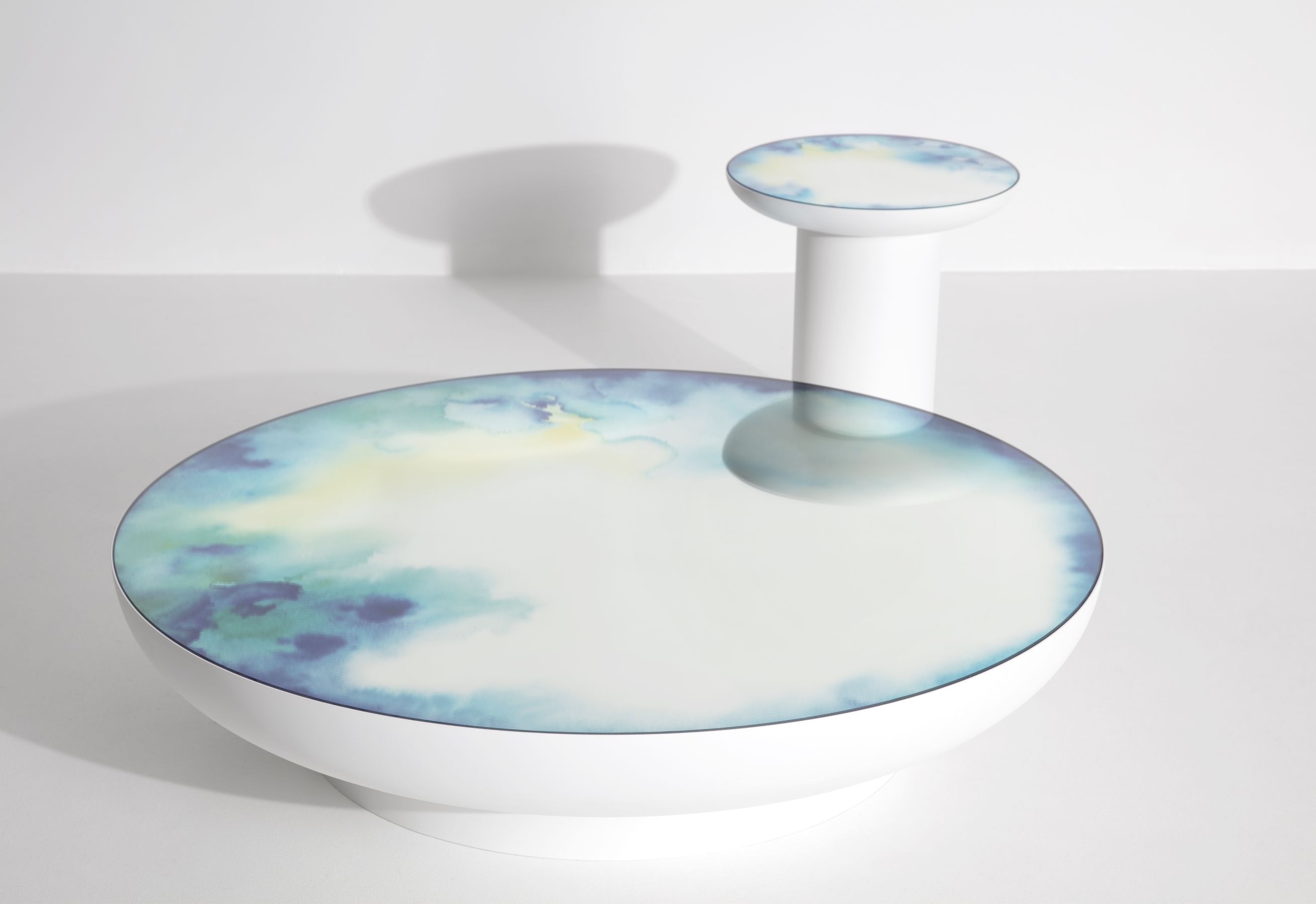 Francis Coffee Table Table basse Ø 110 cm Petite Friture Blanc Francis Coffee Table Table basse Ø 110 cm Petite Friture Blanc
