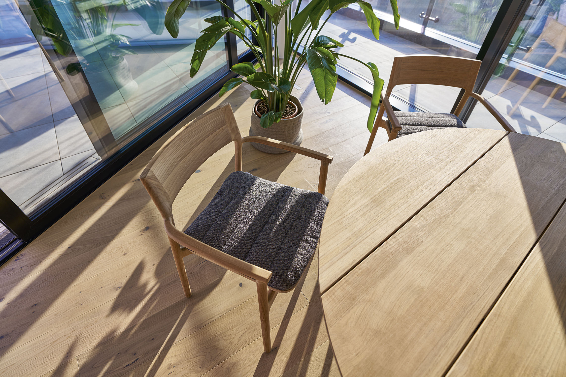 Teva Table ronde / Table de salle à manger Weishäupl