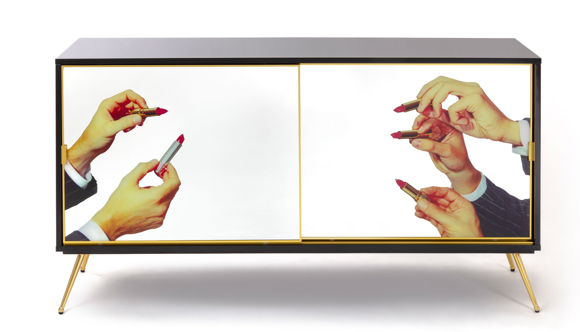 Toiletpaper Sliding Doors Portes coulissantes Buffet Seletti Lipsticks Toiletpaper Sliding Doors Portes coulissantes Buffet Seletti Lipsticks