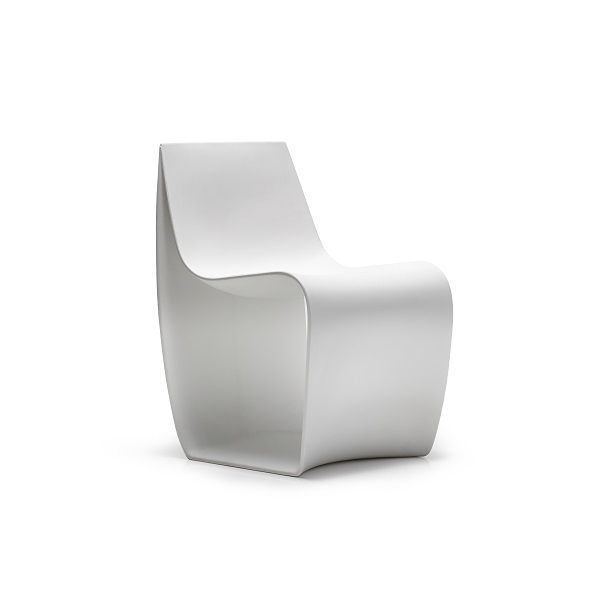 SIGN MATT Chair Indoor / Outdoor Chaise MDF Italia Blanc matt Weißer SIGN Chair von MDF Italia, ein moderner Indoor- und Outdoor-Stuhl mit matter Oberfläche.