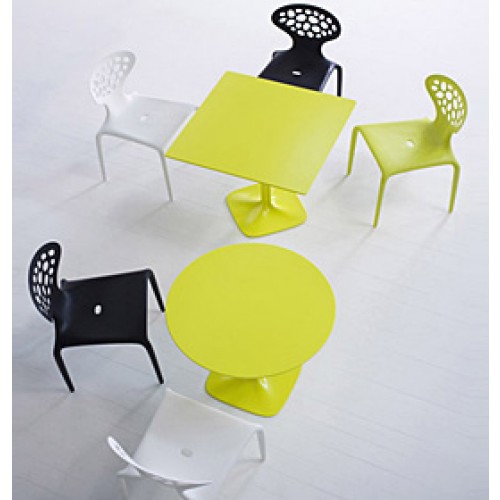 Chaise Supernatural Sedia avec beaucoup de troux 4-er Set Moroso