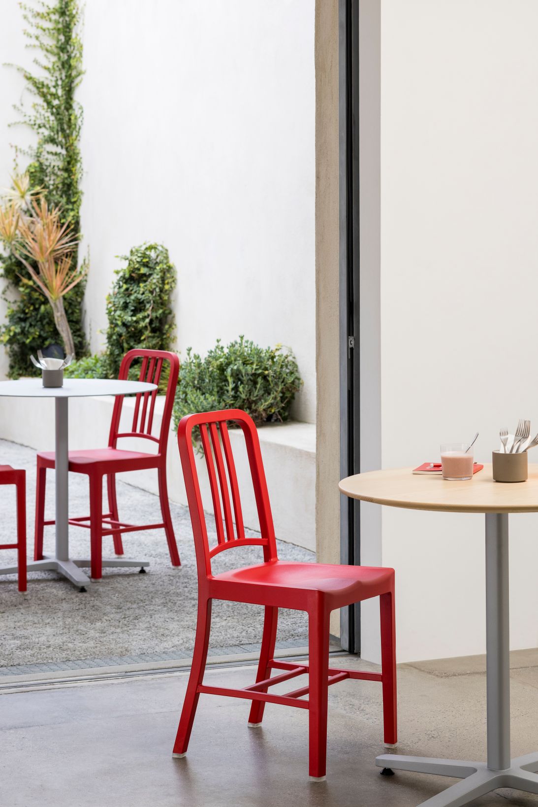 111 Navy Chair Chaise Emeco