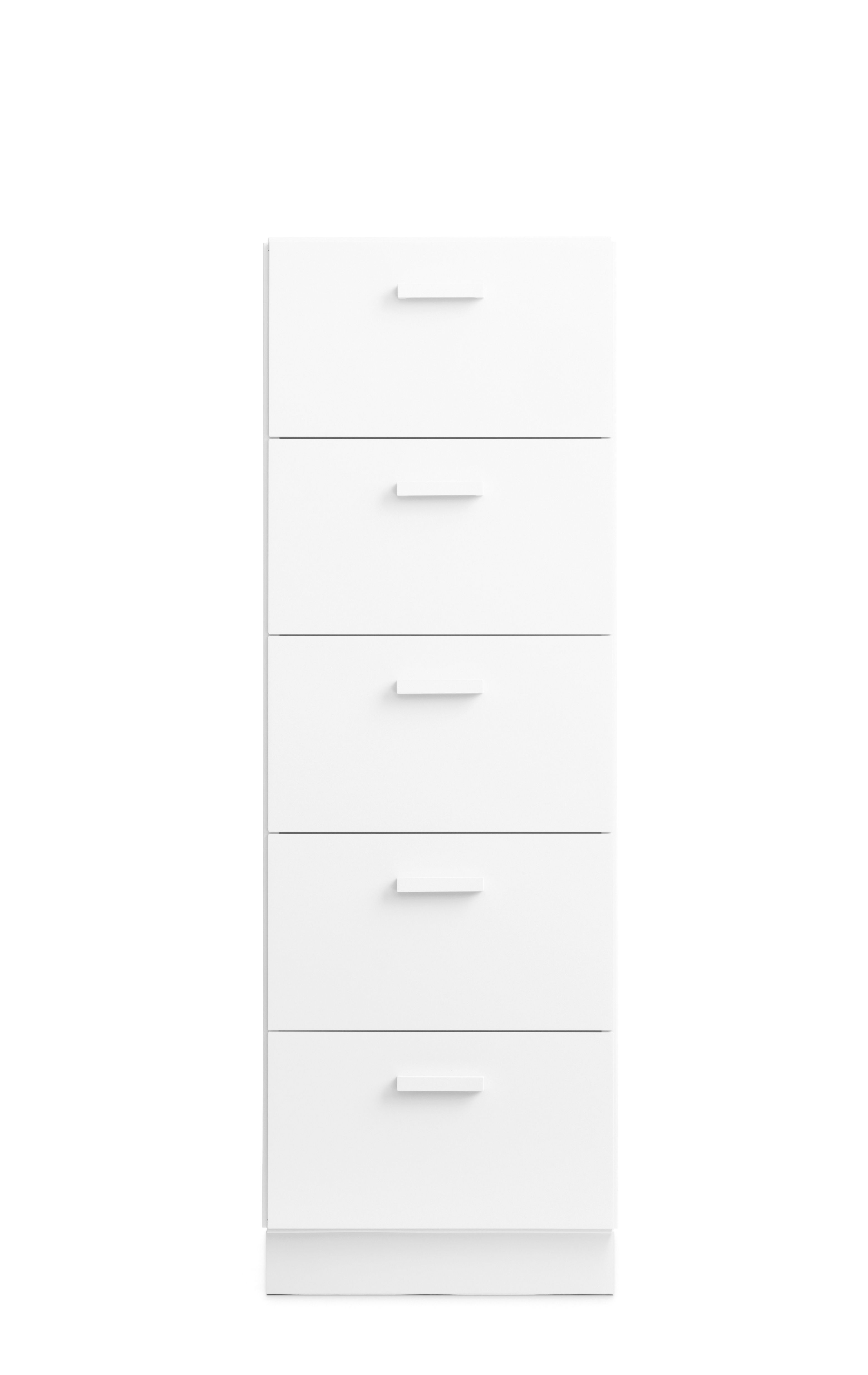 Relief Commode haute avec socle blanc String Furniture