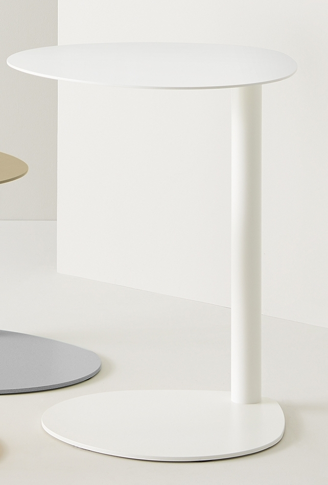 Easy Boy Table d'appoint moyen Blanc Segis OFFRE SPECIALE