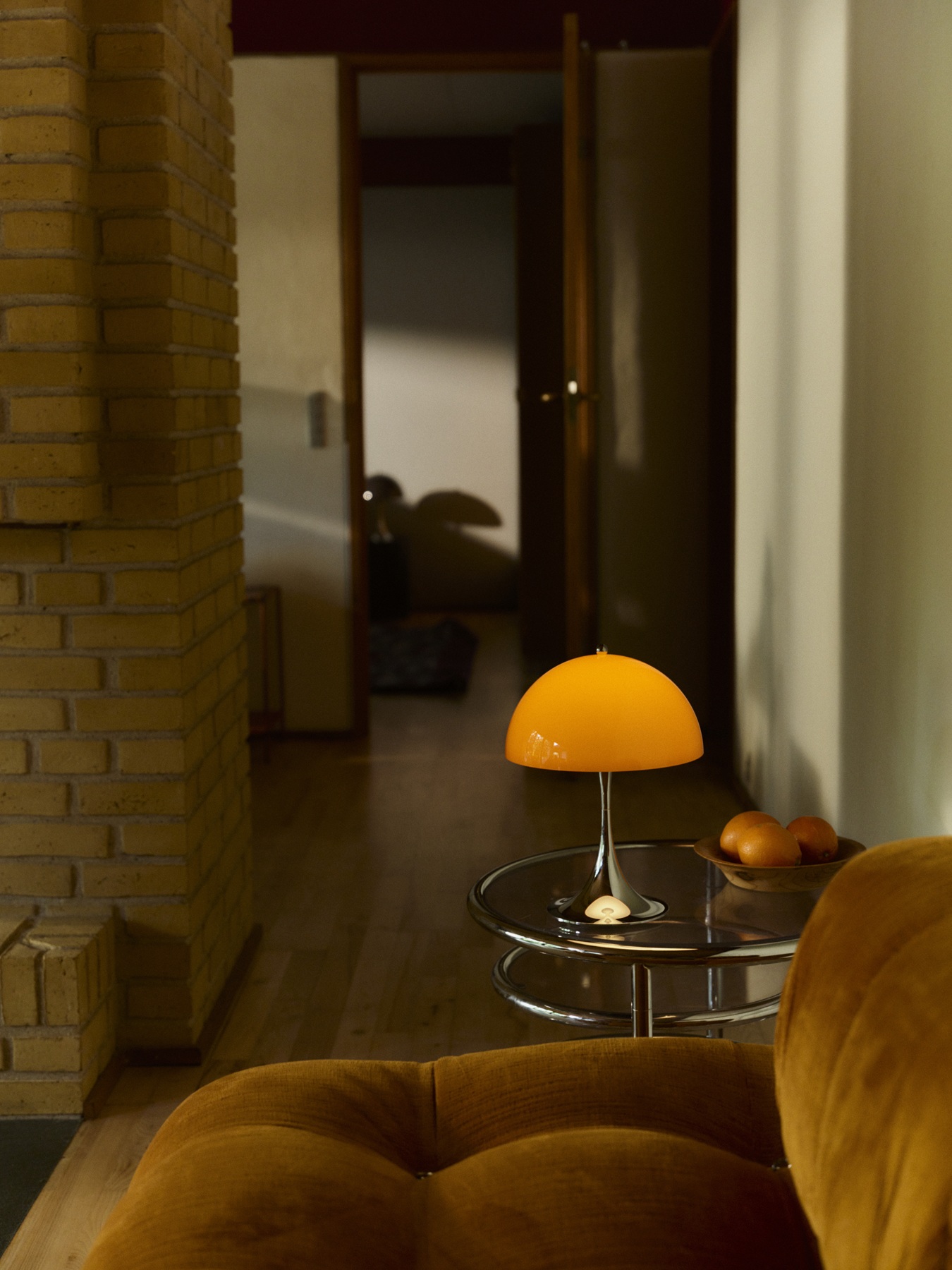 Panthella 250 Portable Chrome Lampe à batterie / lampe de table Louis Poulsen