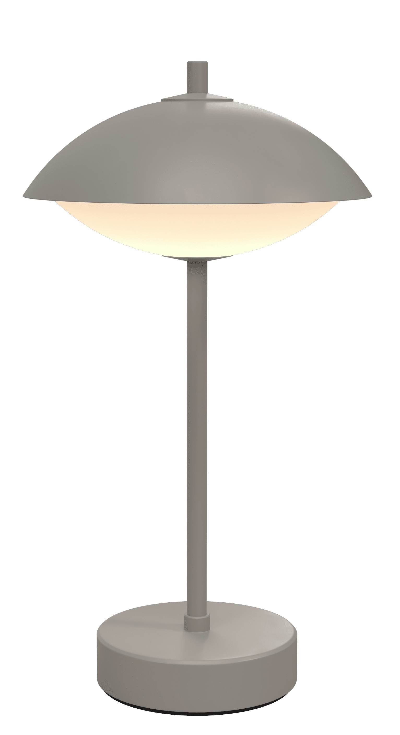 Clam Lampe de table portable Lampe à batterie Fritz Hansen Nine grey