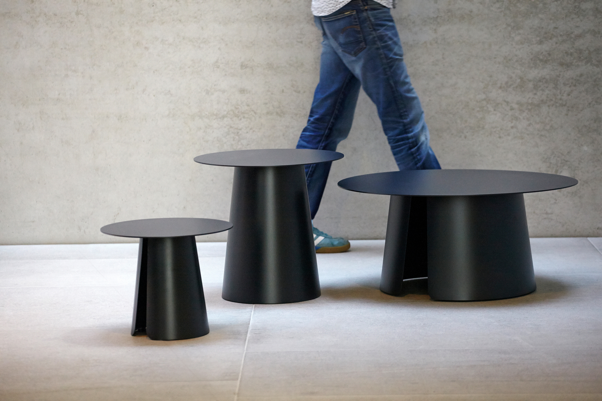 Feel table d'appoint blanc Ø40 Jan Kurtz