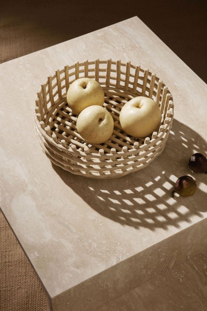 Ceramic Centrepiece Panier Cashmere Ferm Living