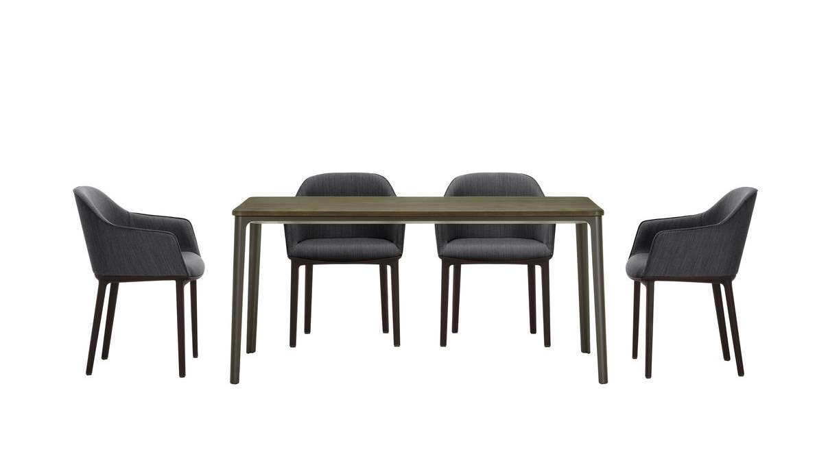 Softshell Chair pied à quatre pattes Chaise Vitra