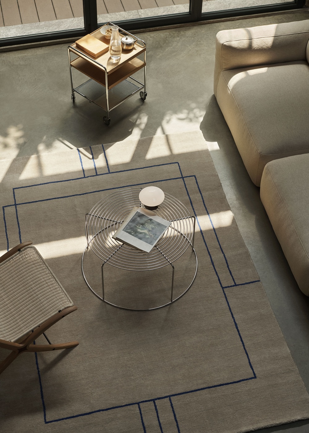 Wire Coffee table Table basse AndTradition