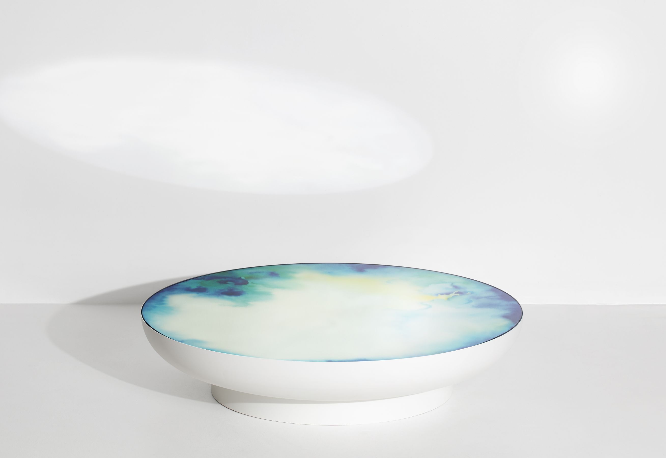 Francis Coffee Table Table basse Ø 110 cm Petite Friture Blanc Francis Coffee Table Table basse Ø 110 cm Petite Friture Blanc