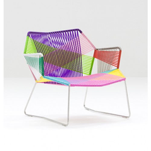 Tropicalia Chaise avec accoudoirs Polymère Moroso
