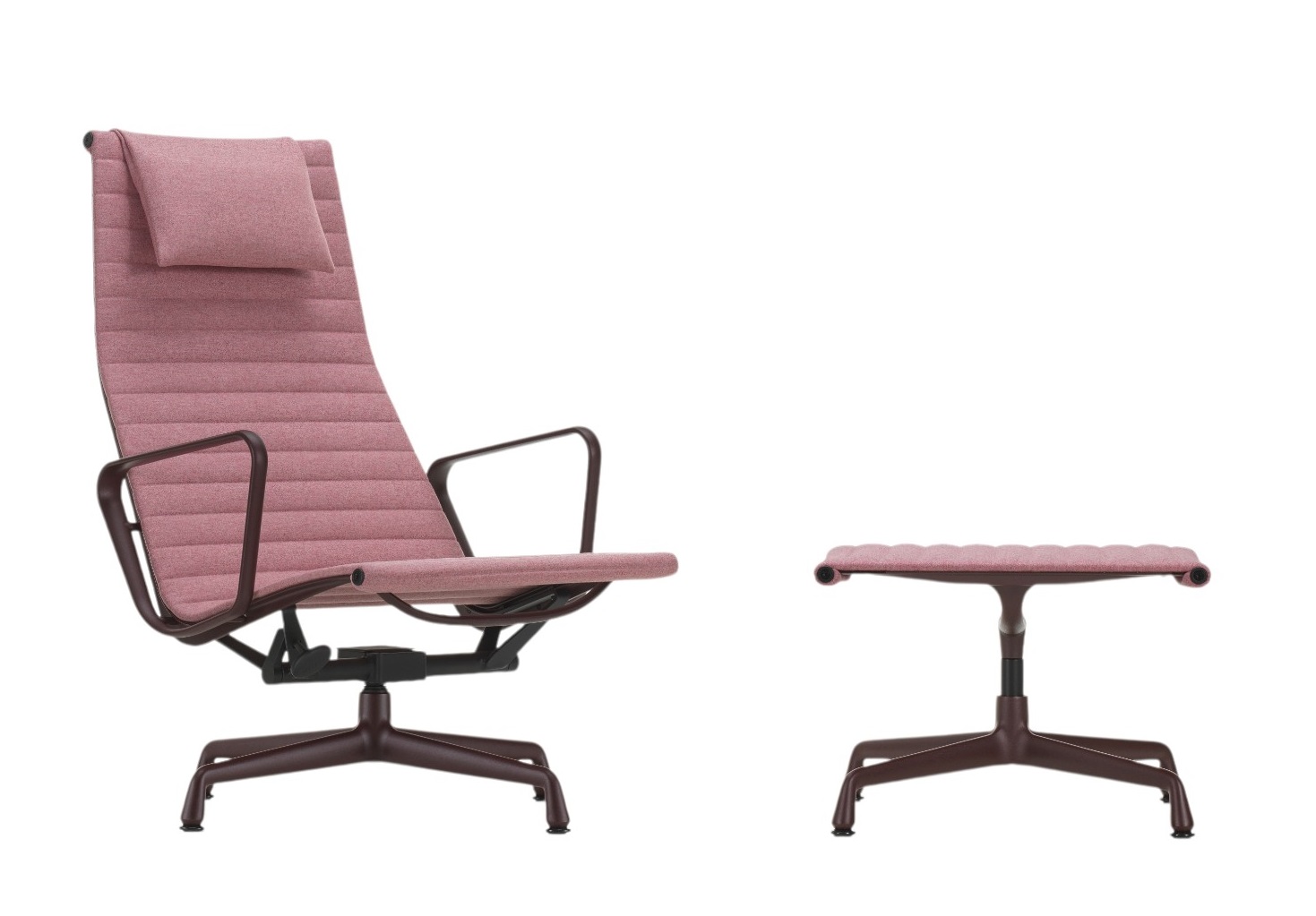 Aluminium Chair EA124 / EA 124 Fauteuil Vitra