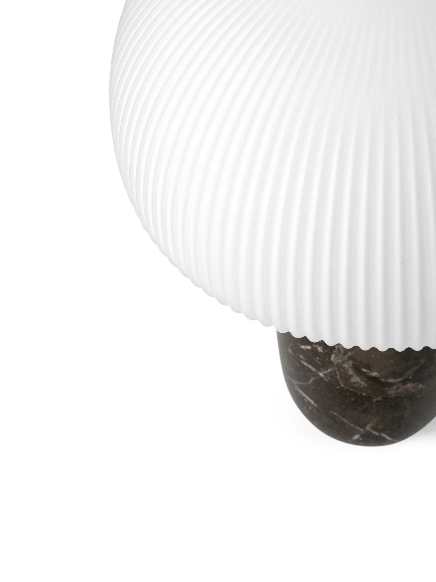 VIPP591 / VIPP592  Sculpture lampe de table petite gris Vipp