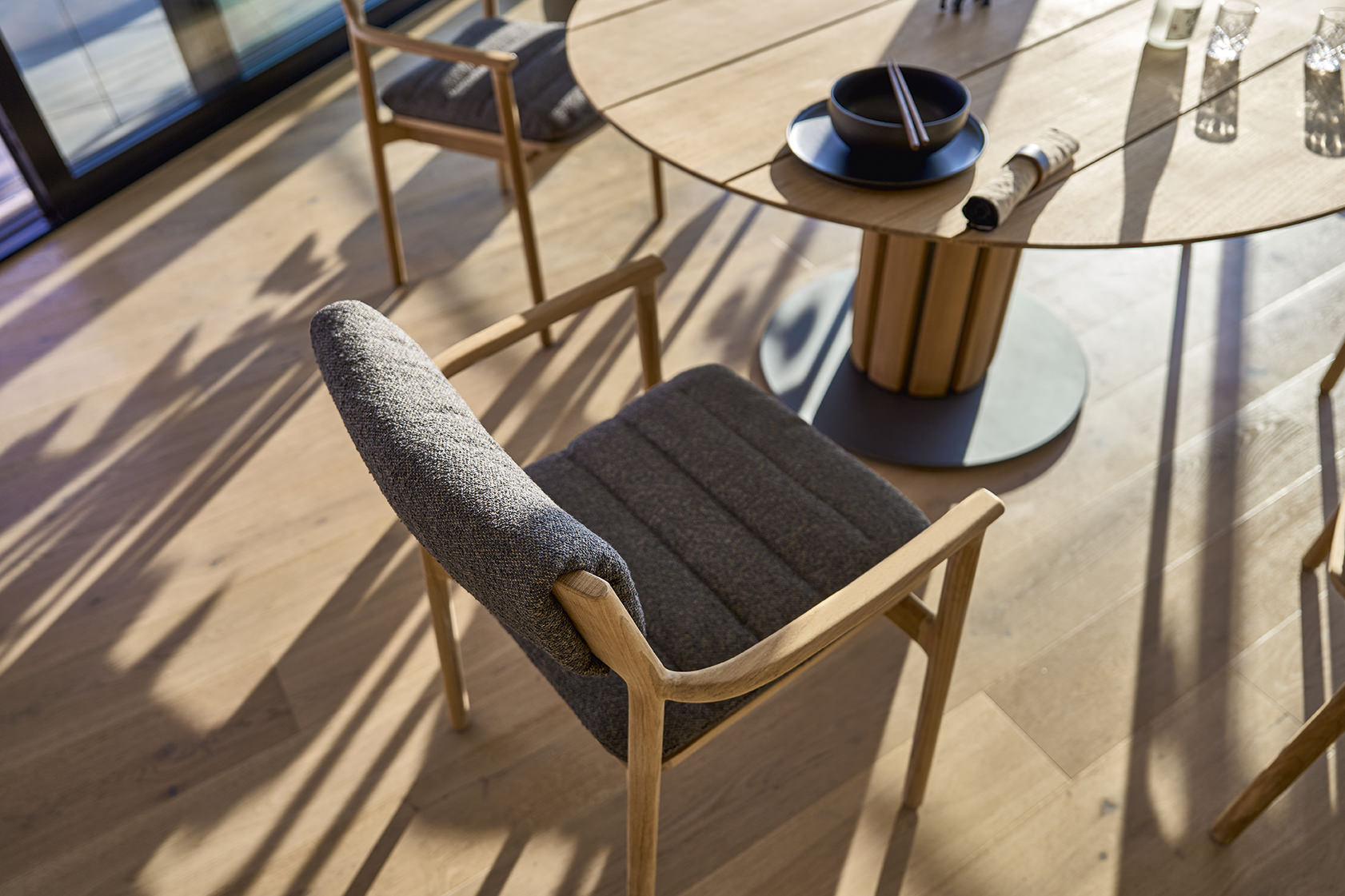 Teva Table ronde / Table de salle à manger Weishäupl