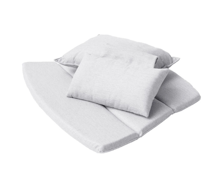 Breeze Coussins pour Outdoor Highback chaise Cane-Line gris clair