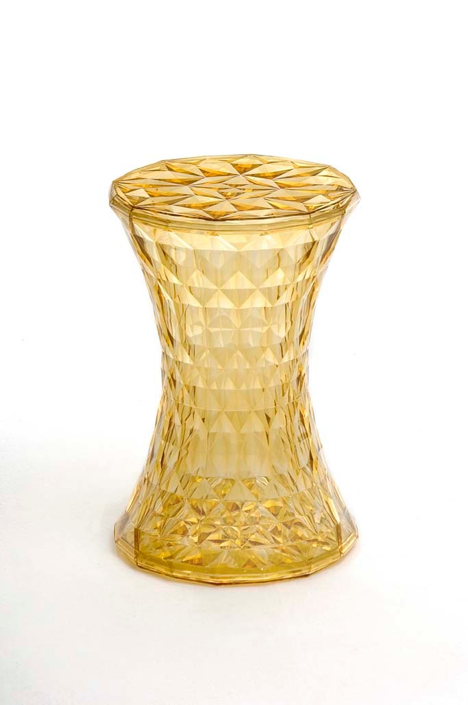 Stone Tabouret jaune Kartell
