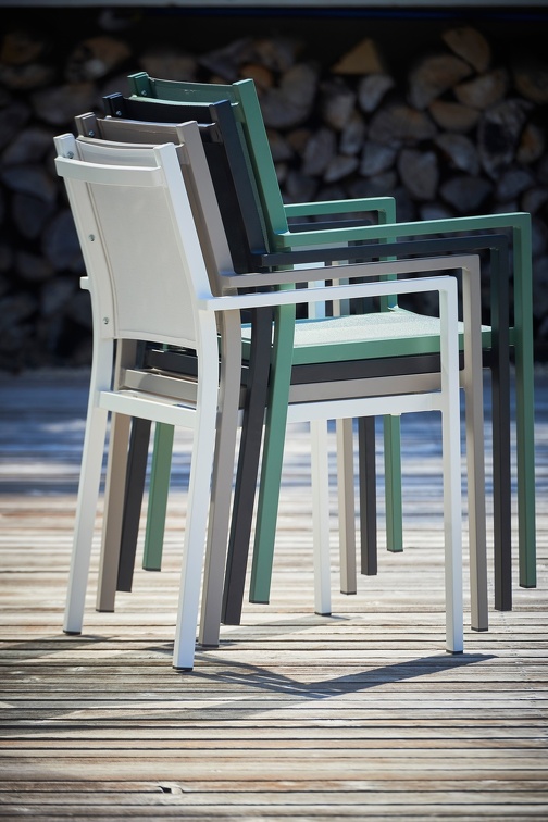 Fiam Aria Outdoor Fauteuil empilable Jan Kurtz