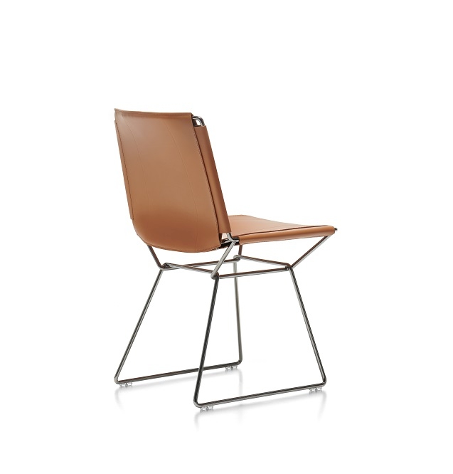 Neil Leather Chair Chaise Cuir MDF Italia Neil Leather Chair Chaise Cuir MDF Italia
